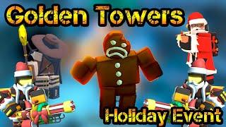 Golden Towers Solo Holiday Event Roblox Tower Defense Simulator