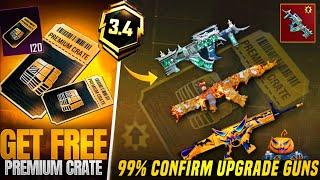 Premium Crate 99 Confirm Upgrade Is Here  3 Upgradable In 3.4 Premium Crate Excepted  PUBGM