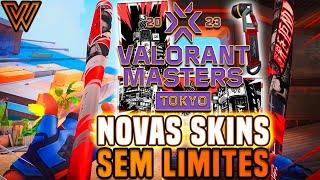 Pacote de SKINS do VCT MASTER TOKYO 2023 - SEM LIMITES  Decepção TOTAL da Comunidade...