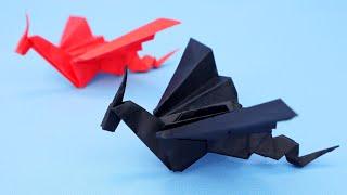 Оригами Дракон из бумаги