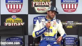 NASCAR at North Wilkesboro Speedway May 2024 Chase Elliott pre-race