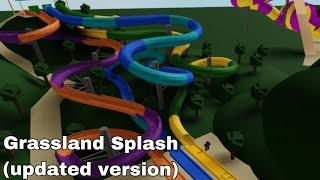 All waterslides at Grassland Splash updated version