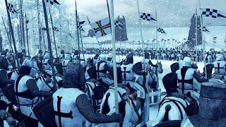 EPIC Teutonic Knights Surround City STUCK In A Blizzard - 1212AD Medieval Total War