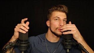 ASMR Whispering Your Favorite Trigger Words Ear to Ear  Male Whispers & Mouth Sounds for Sleep