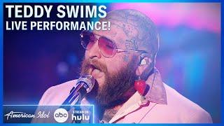 Teddy Swims Performs Global Hit Lose Control on American Idol 2024