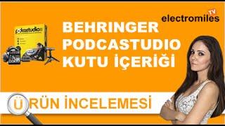 Behringer Podcastudio USB Ev Stüdyosu Paketi