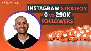 My Instagram Strategy at 0 Followers VS. 290000 Followers