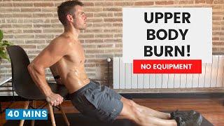 UPPER BODY BURNER  Build Muscle & Strength  40 Minutes No Equipment  #CrockFitApp