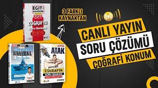 COĞRAFİ KONUM -SORU ÇÖZÜMÜ CANLI YAYIN