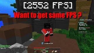 best fps settings for minecraft