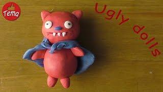 Как слепить монстра из мультфильма Ugly dolls #лепка #изпластилина #какслепить