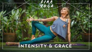 45 Min Power Yoga For Full Body Toning & Flexibility  Fiery Yoga Flow To Feel Fantastic