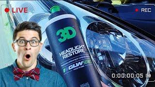 3D Headlight Restore - NEW headlight restoration product testing ⭐⭐⭐⭐⭐ plus