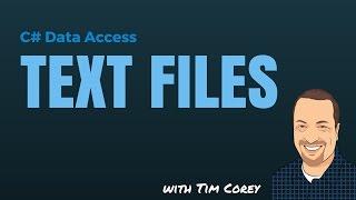 C# Data Access Text Files