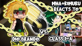 MHABNHA+Rimuru Reacts To Class 1-A VS. Dio Brando  Gacha Club 