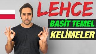 LEHÇE BASİT KELİMELER Lehçe Öğreniyorum #3