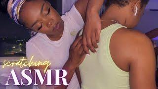 ASMR  Real tingles  TRACING MASSAGE SCRATCHES  to put you and her to SLEEP 