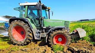 Opa mit 91 Jahren & Fendt Favorit 515 C Turboshift pflügt durch Dick & Dünn wie ein Panzer 