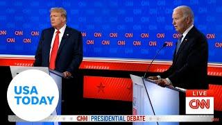 CNN Presidential Debate Trump and Biden clash over abortion rights