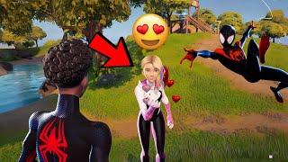 The *NEW* Miles Morales Skin in Fortnite Stay WINNING