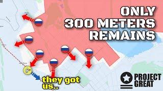 Only 300 Meters Remains. Russia About To Physically Cut Main Supply Road. Russia’s Multiple Advance.