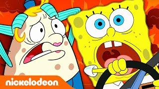 60 MINUTES Of SpongeBobs WEIRDEST Boating School Moments  Nickelodeon Cartoon Universe