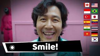 Seong Gi-hun Smile in Different Languages Seong Gi-hun Smiling 13 times Squid Game