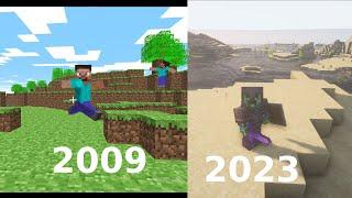 Minecraft Evolution 2009-2023