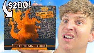 I Opened $200 Champions Path Elite Pokemon Boxes...