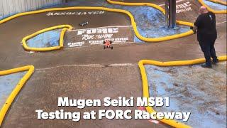 Mugen Seiki MSB1  On-Track Testing Sealed Clay