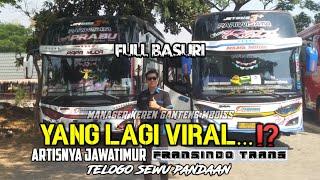 eps1 TELOGO SEWU KEDATANGAN BUS ARTIS FRANSINDO TRANS