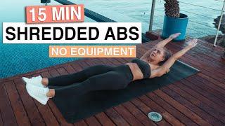 15 MIN SHREDDED AB WORKOUT No Equipment