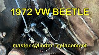 VW BEETLE master cylinder replacement