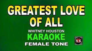 Greatest Love Of All KARAOKE FEMALE TONEKEY @nuansamusikkaraoke