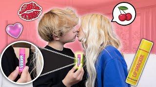 CHAPSTICK CHALLENGE w My GIRLFRIEND ️ Gavin Magnus ft. Coco Quinn