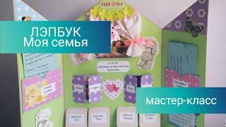 Как сделать ЛЭПБУК на тему Моя семья.