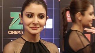 Anushka Sharma walks away when asked about Virat Kohli @ Zee Cine Awards 2017