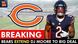 Chicago Bears Sign DJ Moore TO MASSIVE Contract Extension In Win-Win Deal  Bears News Today