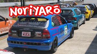 Honda Civic one-make race at Zero Fighter Central Circuit