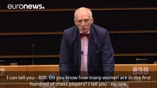 Polish MEP launches sexist tirade in EU Parliament