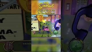 Playing The Simpsons Hit & Run for the first time