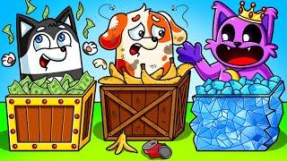 Poor Hoo Doo vs. Rich Max and CatNap Hide and Seek Fun  Hoo Doo Animation