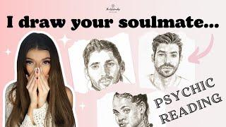 I DRAW YOUR SOULMATE  THEIR EXACT FEATURES ZODIAC SIGN AND WHEN WILL YOU MEET PICK A CARD