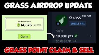 Grass Airdrop - Claim and Sell Grass Points  Epoch 5 Lunch