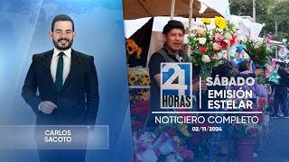 Noticiero de Ecuador Emisión Estelar 021124