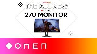 Incredible for Consoles. Incredible for PCs. Boom   OMEN 27u Monitor  OMEN