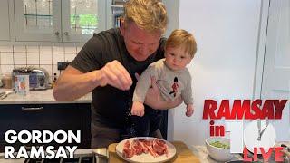 Gordon Ramsay Shows How To Make A Lamb Chop Dish At Home  Ramsay in 10