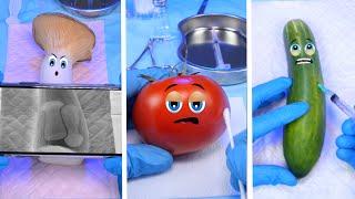 Food Surgery C Section  The birth of a baby My best operations #1 #fruitsurgery