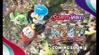 Journey to the Paldea region with the Pokémon TCG Scarlet & Violet expansion