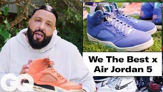 DJ Khaled Shows Off His Sneaker Collection & New We The Best x Air Jordan 5  GQ